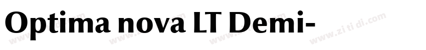 Optima nova LT Demi字体转换 Optima nova LT Demi字体转换